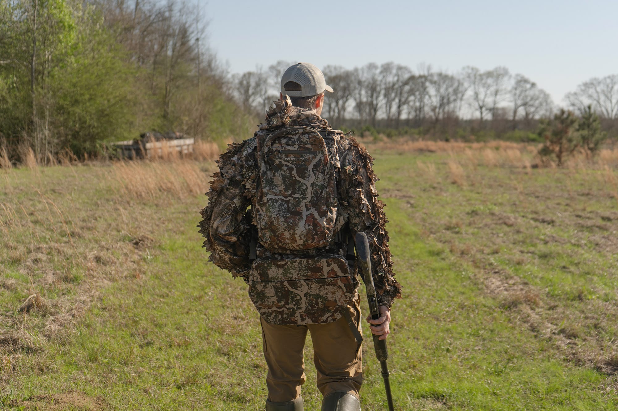First Lite Treeline Turkey Vest in use in the field