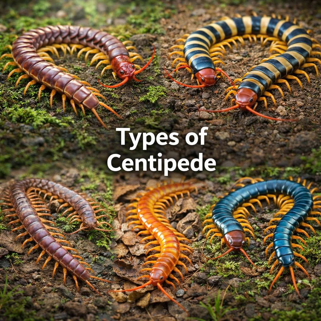 Types of Centipede