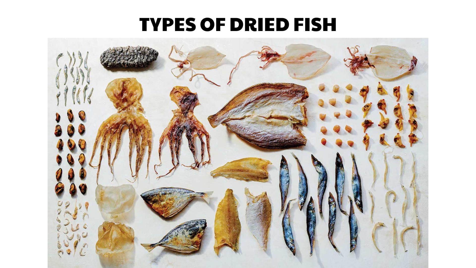 types of dried fish