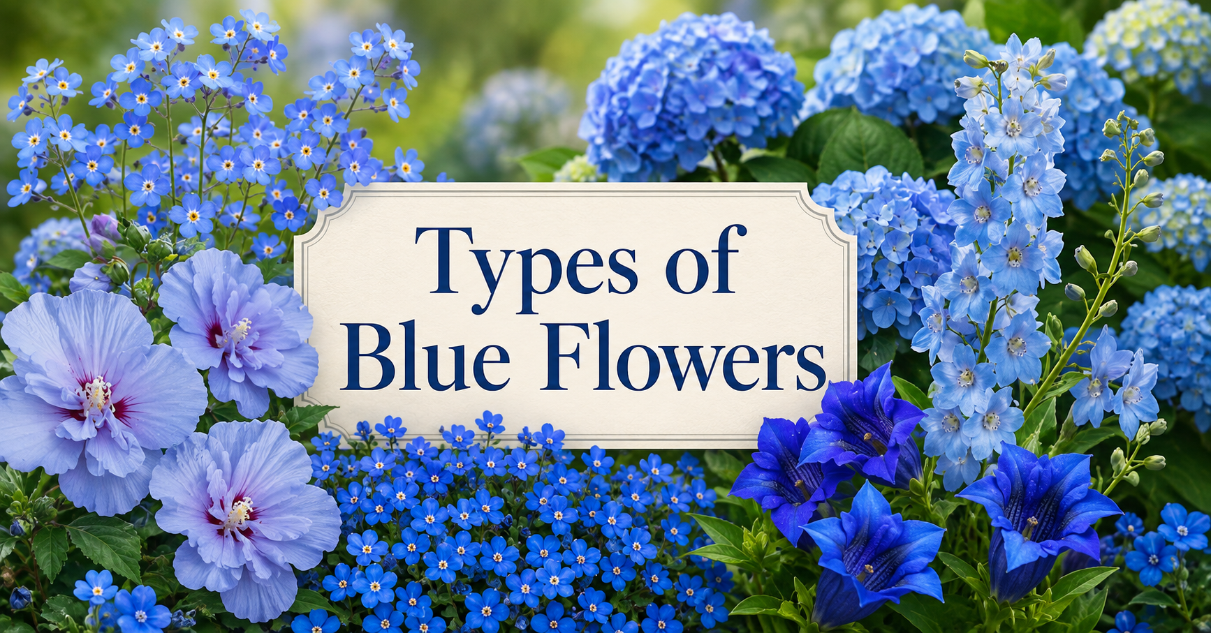 Types of Blue Flowers
