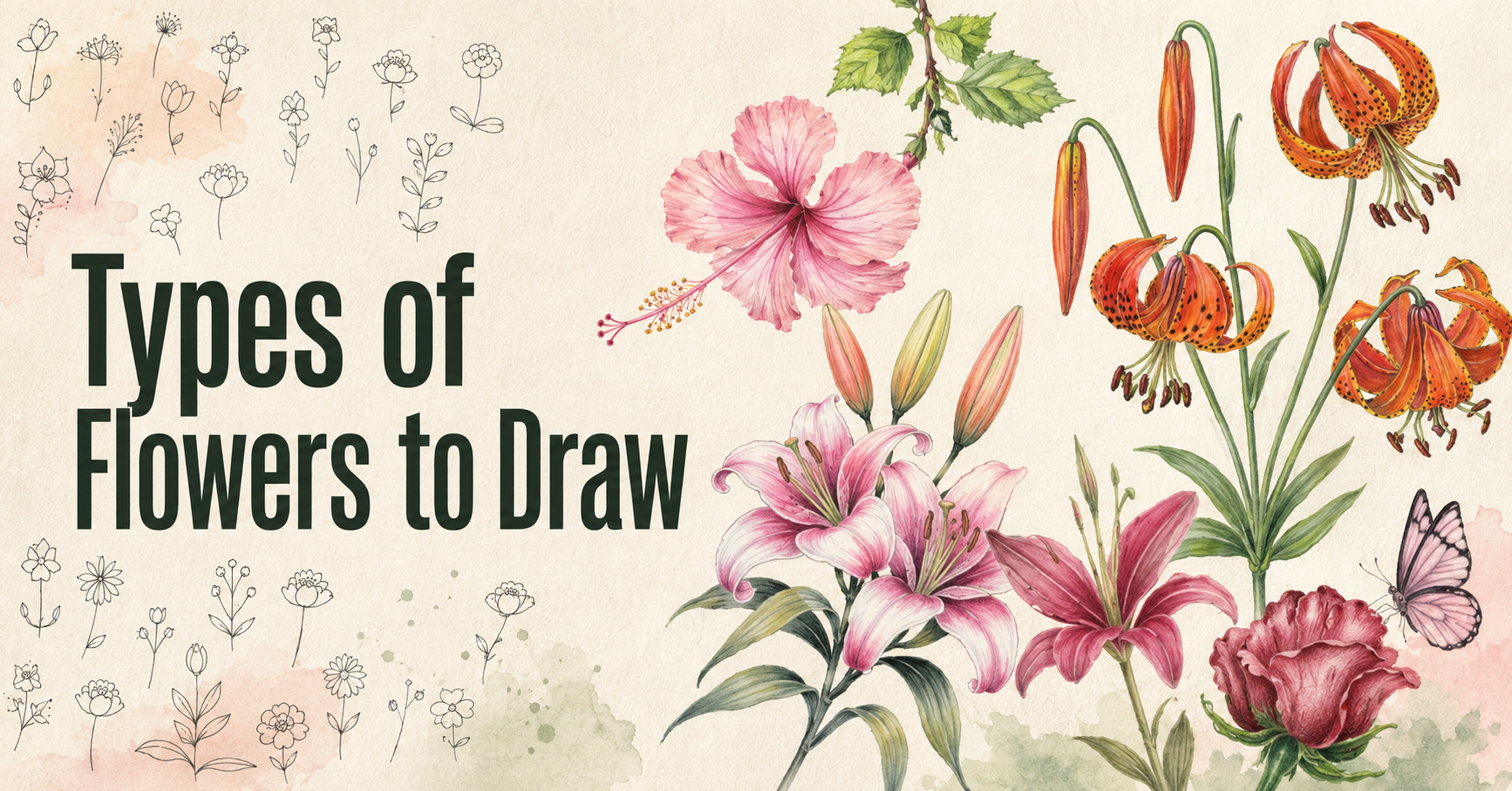 Types of Flowers to Draw