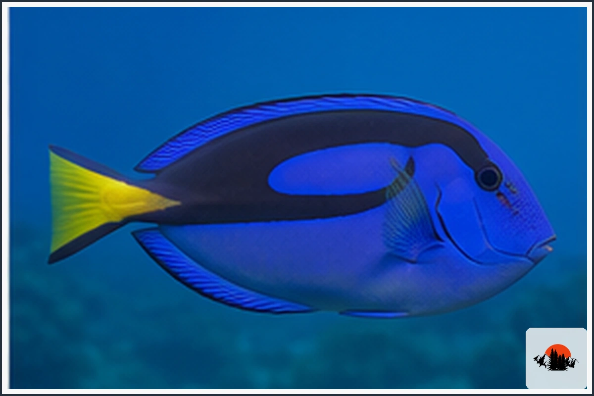 Blue Tang - type of Fish in the Caribbean