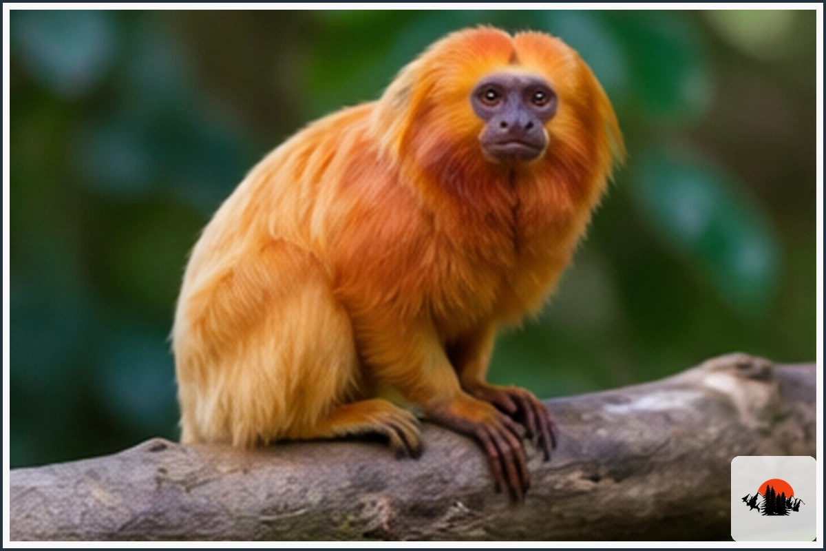 Golden Lion Tamarin - type of Monkeys in South America