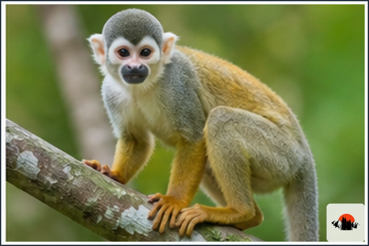 Common Squirrel Monkey - type of Monkeys in South America