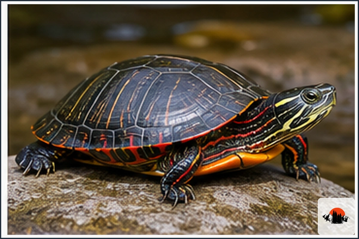 Eastern Painted Turtle - type of Turtles in North Carolina