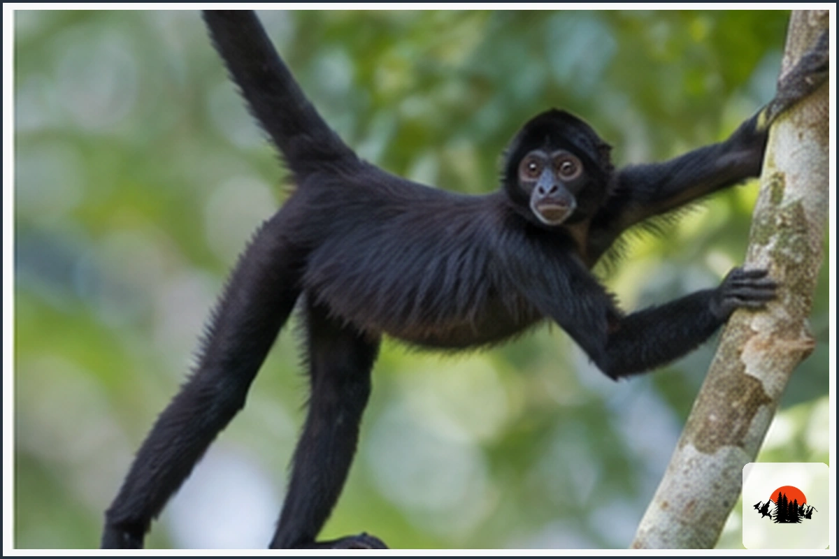 Black Spider Monkey - type of Monkeys in South America
