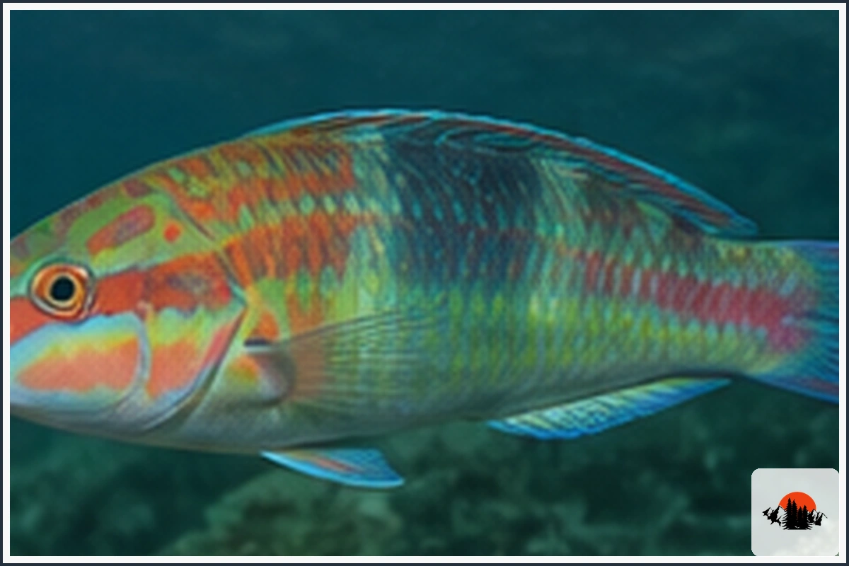 Rainbow Wrasse - type of Fish in the Mediterranean Sea