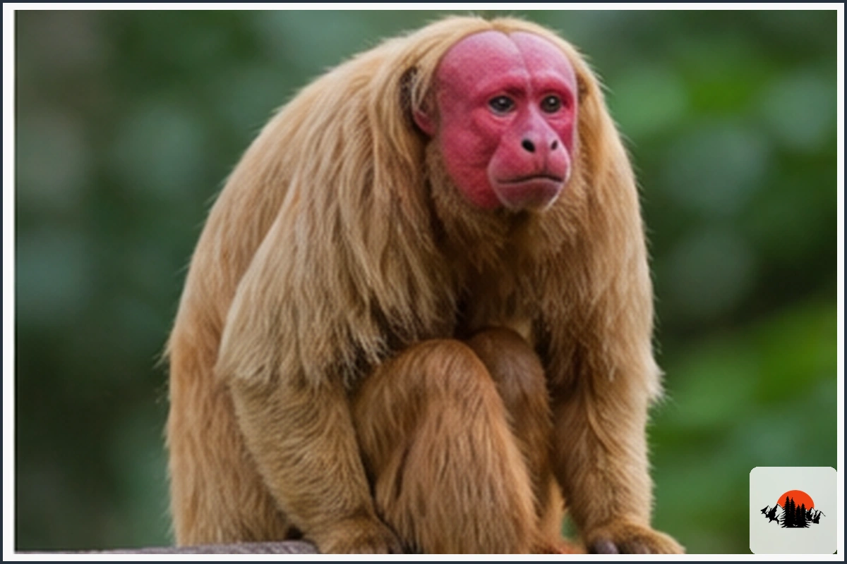 Red Uakari - type of Monkeys in South America
