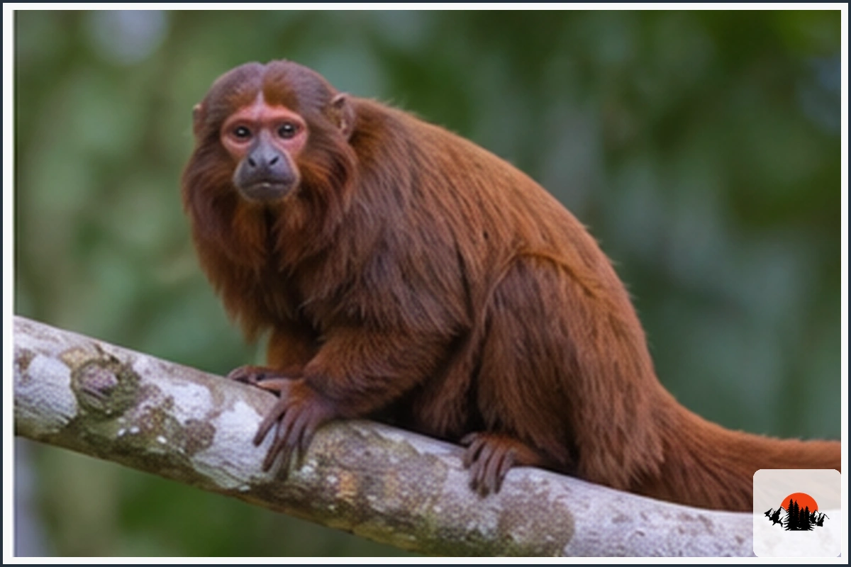 Red Titi Monkey - type of Monkeys in South America