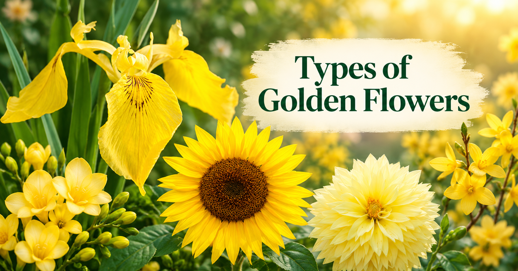 Types of Golden Flowers