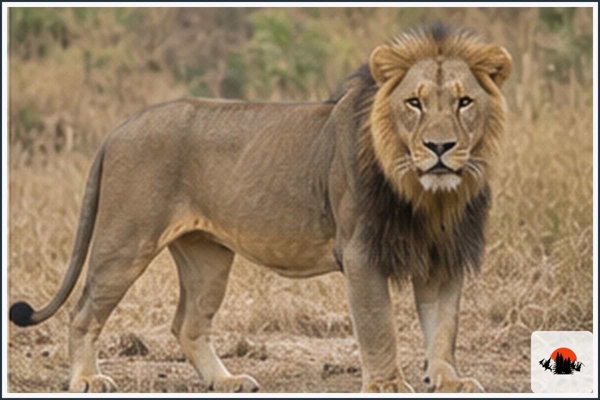 Asiatic Lion - type of Animals in Asia