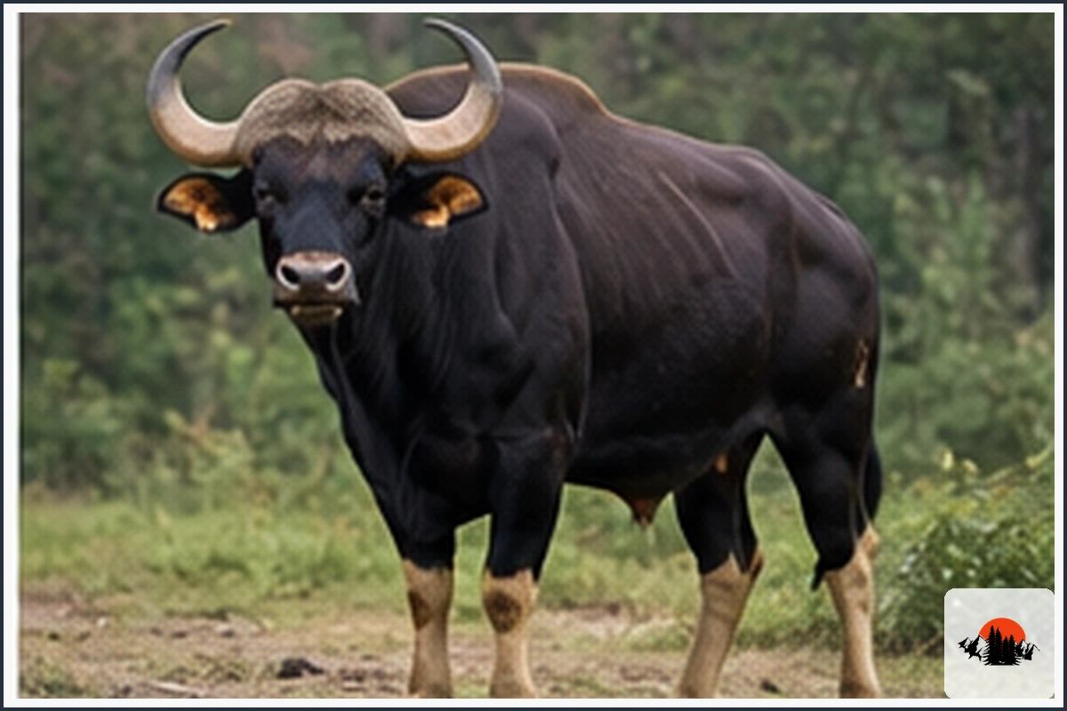 Gaur - type of Animals in India