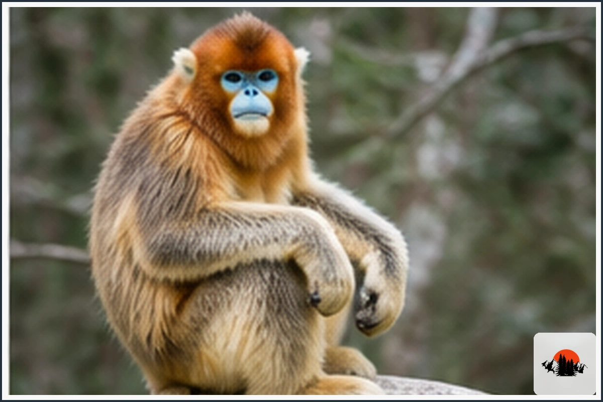 Golden Snub-Nosed Monkey - type of Animals in China