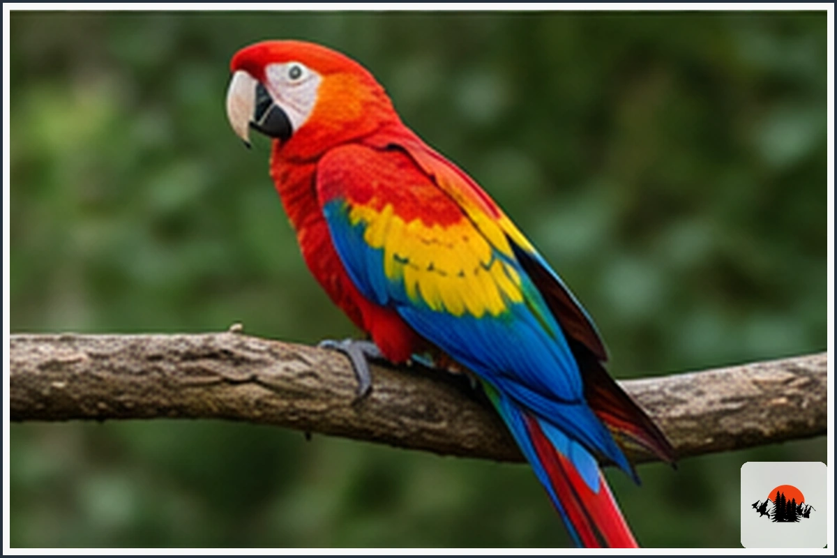Scarlet Macaw - type of Animals in South America