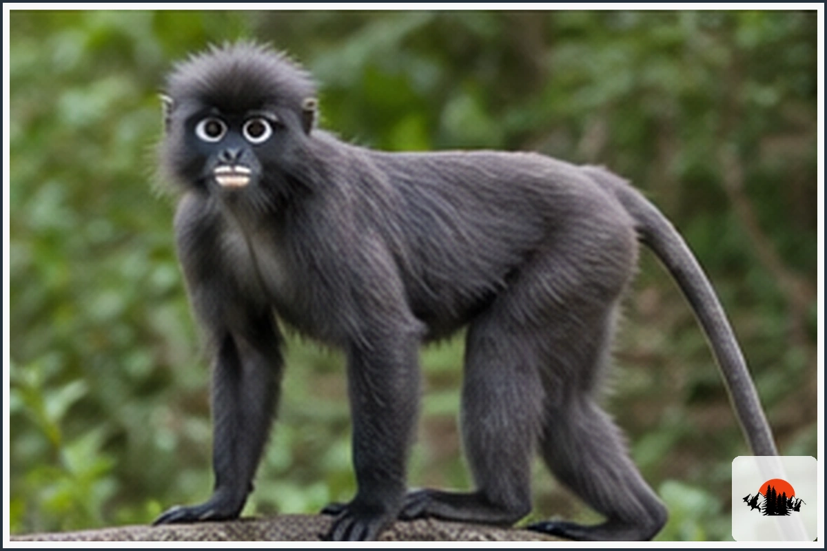 Dusky Leaf Monkey - type of Monkeys in Asia