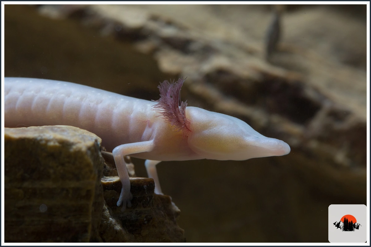 Texas Blind Salamander - type of Animals in Texas