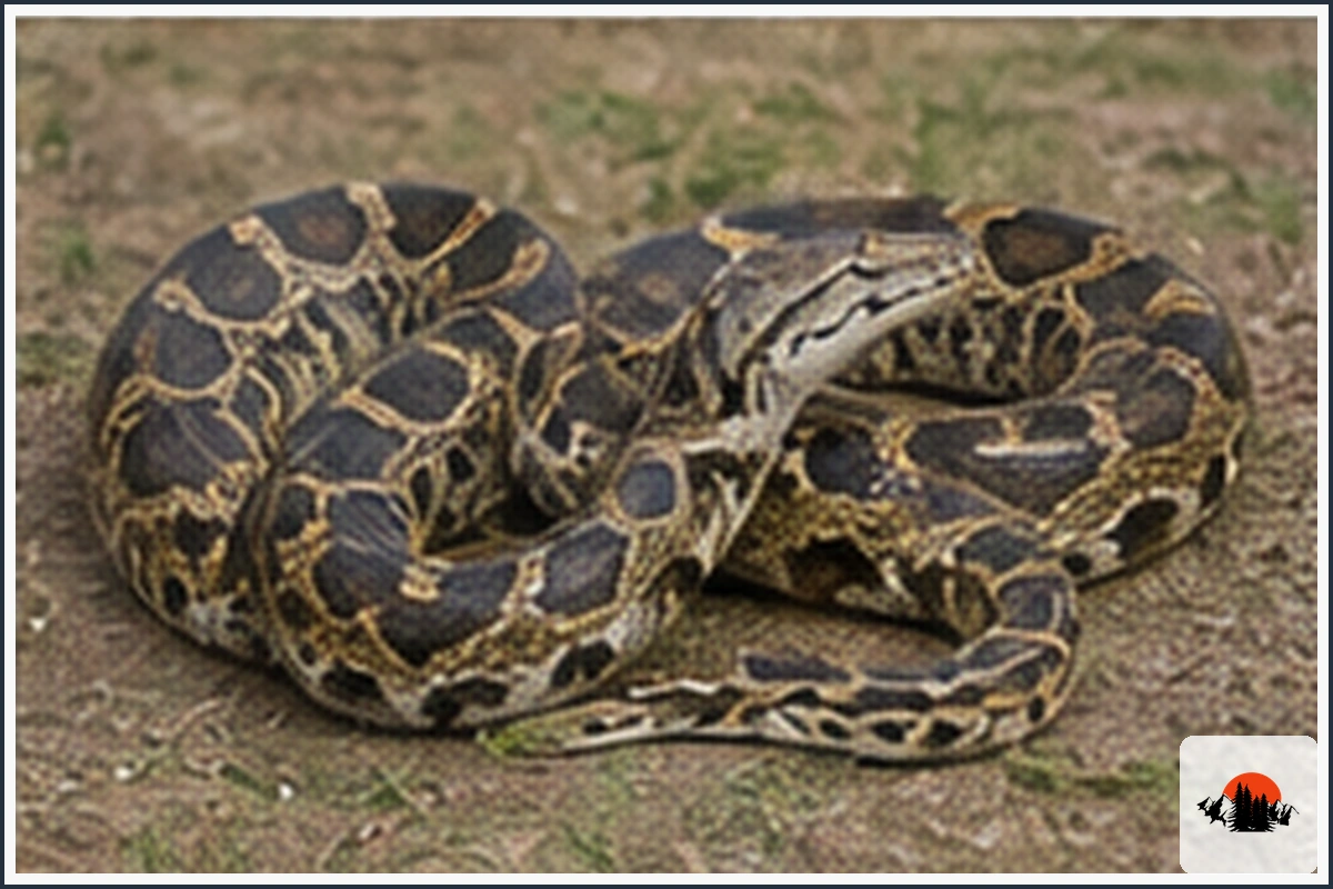 African Rock Python - type of Animals in Africa