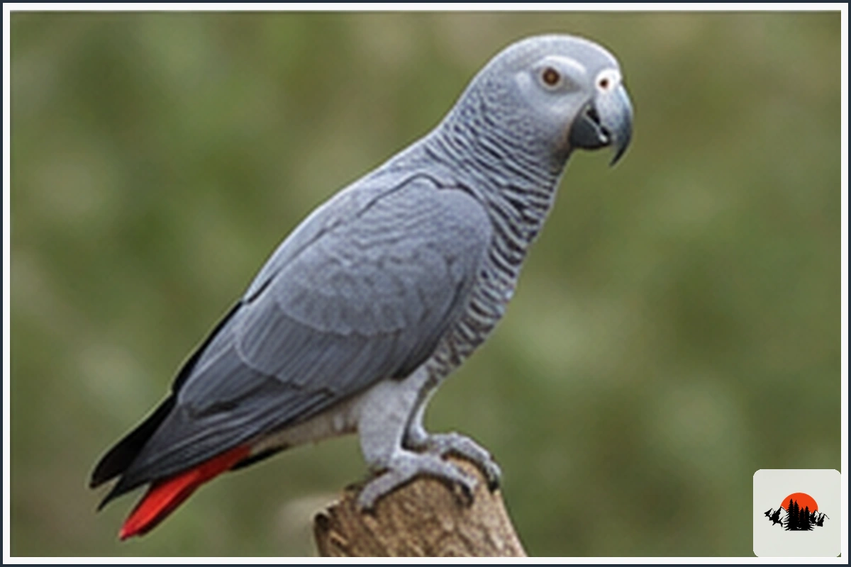 African Grey Parrot - type of Animals in Africa