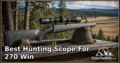 Best Hunting Scope for 270 Win: Practical Comparisons for Hunting
