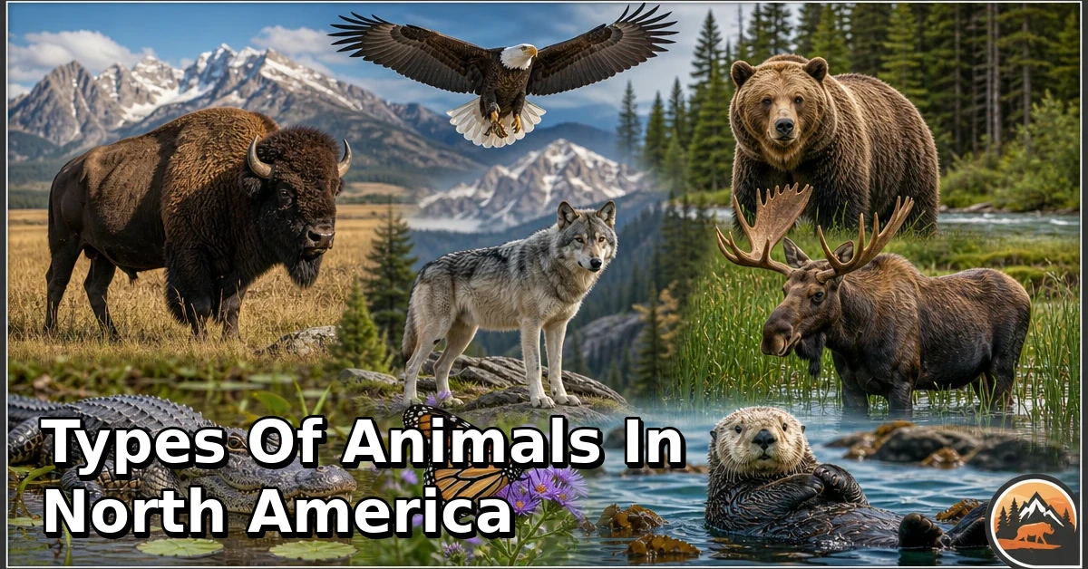 30 Types of Animals in North America: Complete Guide to Species, Habitat, Diet, and Behavior