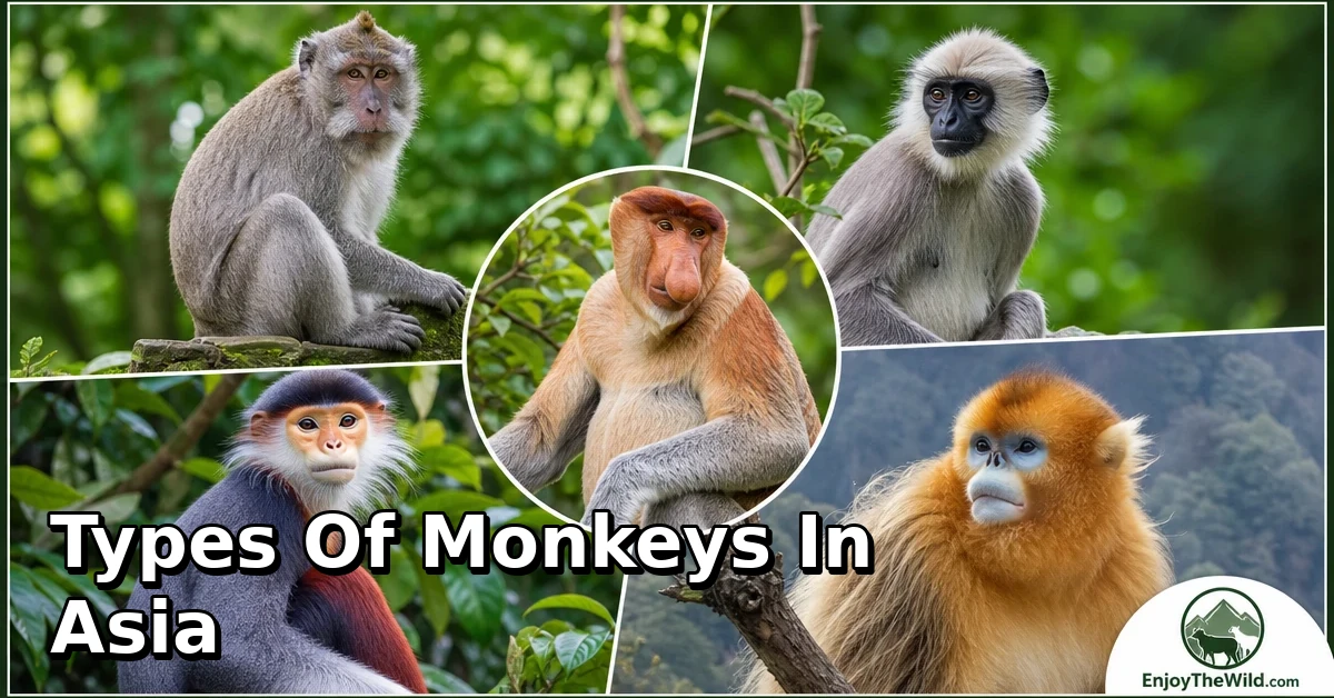 25 Types of Monkeys in Asia: Complete Guide to Species, Habitat, Diet, and Behavior
